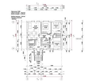 Дом 80м², 1-этажный, участок 5 сот.