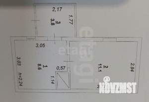 Дом 24м², 1-этажный, участок 7 сот.