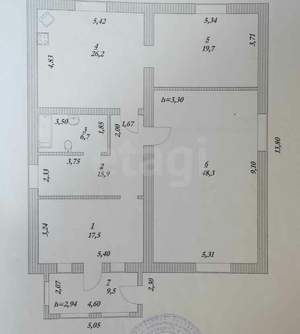 Дом 419м², 3-этажный, участок 9 сот.