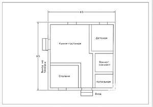 Дом 70м², 1-этажный, участок 5 сот.
