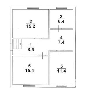 Дом 135м², 2-этажный, участок 5 сот.  