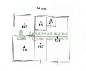 Дом 86м², 1-этажный, участок 5 сот.  