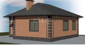 Дом 100м², 1-этажный, участок 6 сот.  