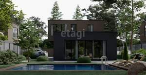 Дом 128м², 2-этажный, участок 6 сот.  