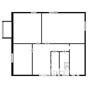 3-к квартира, на длительный срок, 62м2, 2/9 этаж