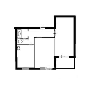 2-к квартира, на длительный срок, 45м2, 3/5 этаж