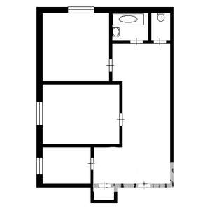 2-к квартира, на длительный срок, 54м2, 7/10 этаж