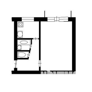 1-к квартира, на длительный срок, 37м2, 5/6 этаж