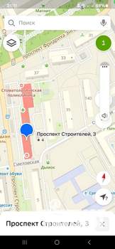 1-к квартира, посуточно, 35м2, 3/9 этаж