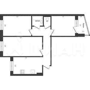 3-к квартира, на длительный срок, 65м2, 5/9 этаж