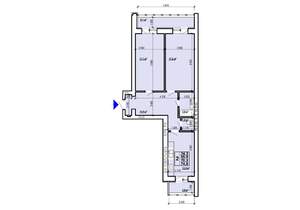 2-к квартира, вторичка, 75м2, 4/10 этаж