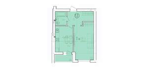 1-к квартира, вторичка, 39м2, 10/10 этаж
