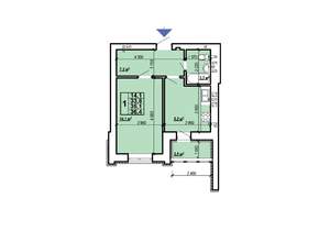 1-к квартира, вторичка, 36м2, 6/10 этаж