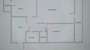 2-к квартира, вторичка, 52м2, 4/6 этаж