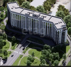 1-к квартира, строящийся дом, 43м2, 9/10 этаж