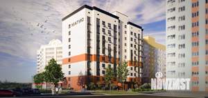 1-к квартира, строящийся дом, 28м2, 10/10 этаж