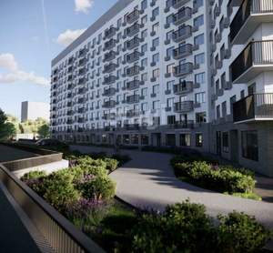 1-к квартира, строящийся дом, 43м2, 7/10 этаж