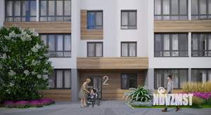 1-к квартира, строящийся дом, 41м2, 10/10 этаж