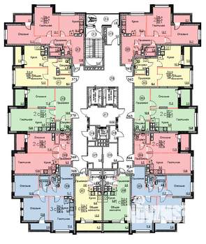 Студия квартира, вторичка, 55м2, 8/25 этаж