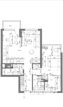 2-к квартира, вторичка, 73м2, 18/25 этаж