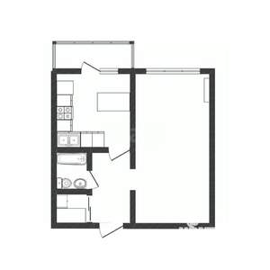 1-к квартира, вторичка, 37м2, 8/10 этаж