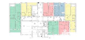 2-к квартира, вторичка, 64м2, 1/10 этаж