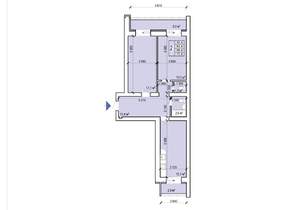 2-к квартира, строящийся дом, 73м2, 1/10 этаж