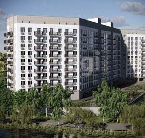 1-к квартира, строящийся дом, 43м2, 7/10 этаж