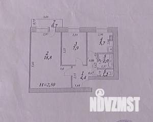 2-к квартира, вторичка, 41м2, 5/5 этаж