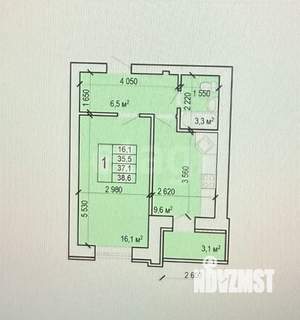 1-к квартира, вторичка, 39м2, 6/10 этаж