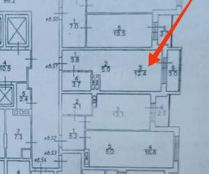 Студия квартира, вторичка, 24м2, 6/23 этаж