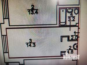 Студия квартира, вторичка, 24м2, 1/17 этаж