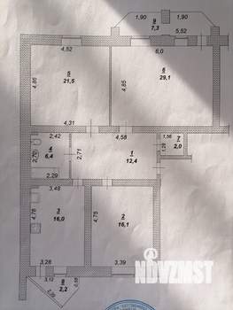 3-к квартира, вторичка, 104м2, 2/10 этаж