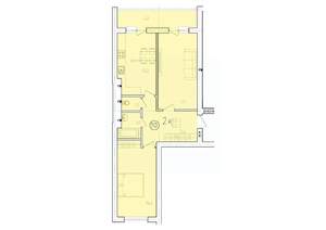 2-к квартира, вторичка, 70м2, 1/10 этаж