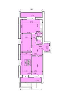 3-к квартира, вторичка, 96м2, 1/10 этаж