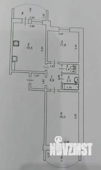 2-к квартира, вторичка, 67м2, 8/10 этаж
