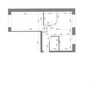 2-к квартира, вторичка, 46м2, 2/5 этаж