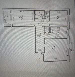 3-к квартира, вторичка, 61м2, 9/10 этаж