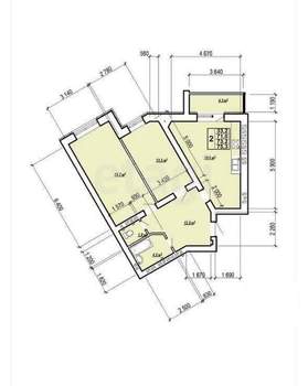 2-к квартира, вторичка, 75м2, 10/10 этаж