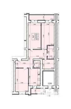 3-к квартира, вторичка, 100м2, 1/10 этаж
