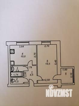 1-к квартира, вторичка, 35м2, 2/5 этаж