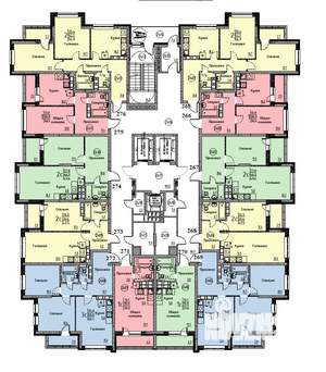Студия квартира, вторичка, 43м2, 24/25 этаж