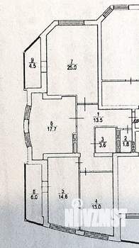 3-к квартира, вторичка, 89м2, 20/26 этаж