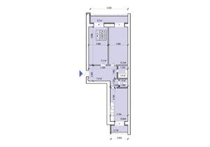 2-к квартира, строящийся дом, 73м2, 8/10 этаж