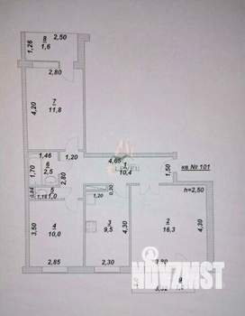 3-к квартира, вторичка, 64м2, 8/9 этаж