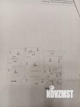 2-к квартира, вторичка, 50м2, 3/10 этаж