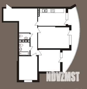 Студия квартира, вторичка, 101м2, 21/25 этаж