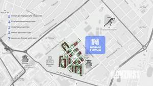 3-к квартира, строящийся дом, 59м2, 8/25 этаж