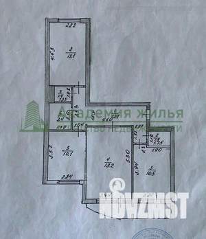 3-к квартира, вторичка, 71м2, 2/9 этаж