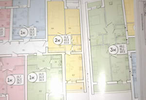 2-к квартира, вторичка, 63м2, 1/10 этаж